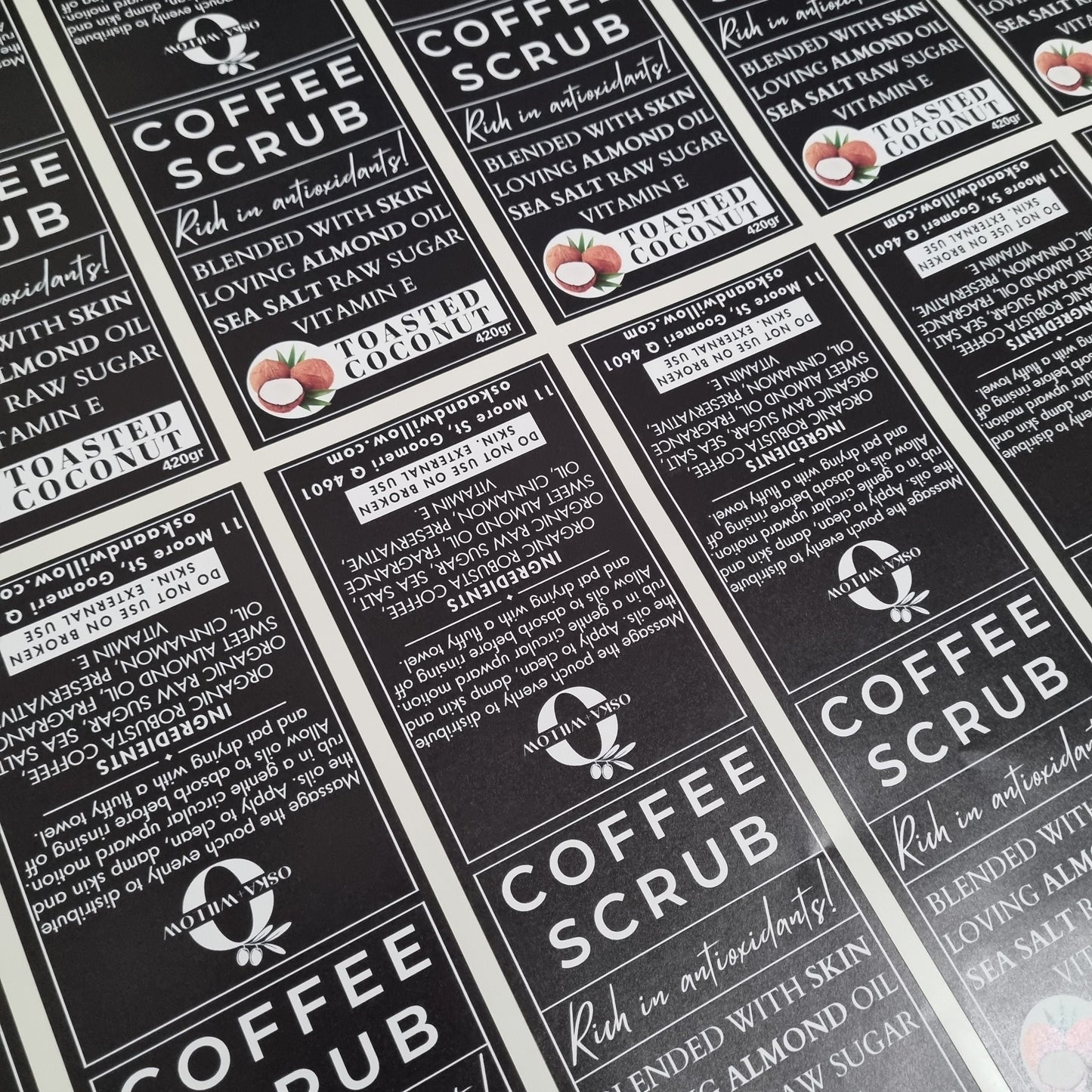 BULK Custom Stickers and Labels (order by the metre)