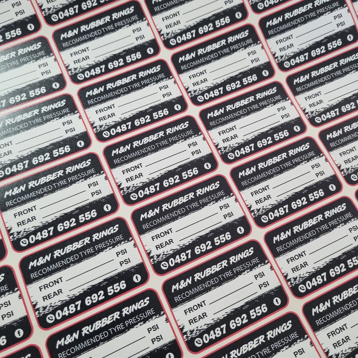 BULK Custom Stickers and Labels (order by the metre)