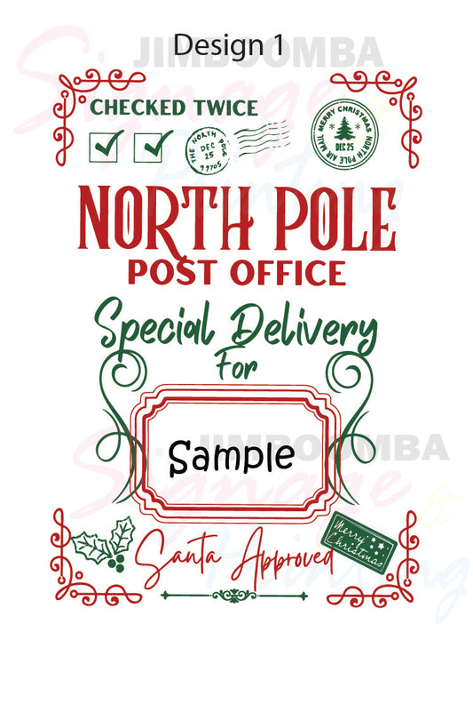 Personalised Christmas Labels - Mixed Designs
